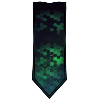 Hex Tile Green Banner