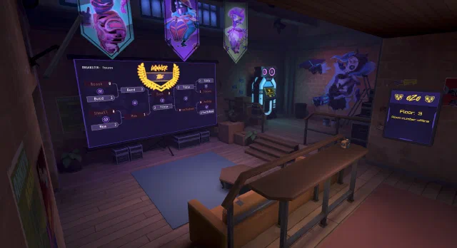 Knockout! room with an active tournament