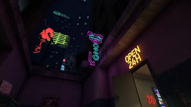 Outside the Ozo Lounge