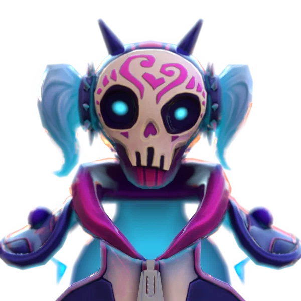 Portrait of the Blaston character, Lyxx