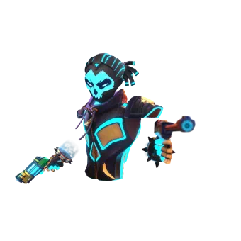 Render of blue Shoxx.