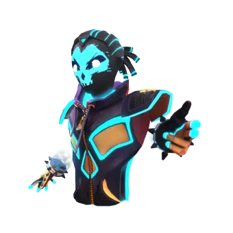 Render of blue Shoxx.